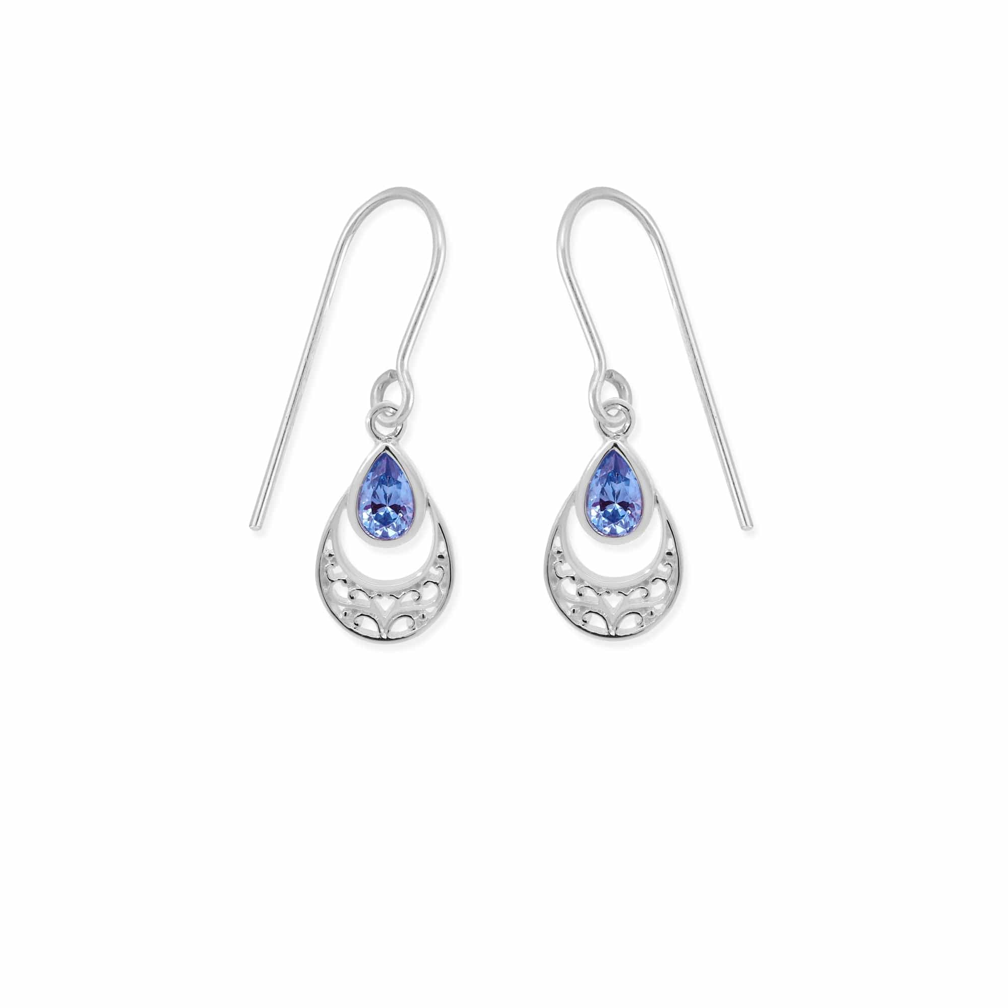 Boma Jewelry Ornamental Gemstone Dangle Earring With Stone