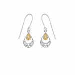 Boma Jewelry Ornamental Gemstone Dangle Earring With Stone