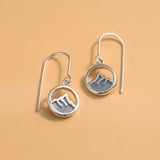 Boma Jewelry Mountain Peak Earrings with Stone