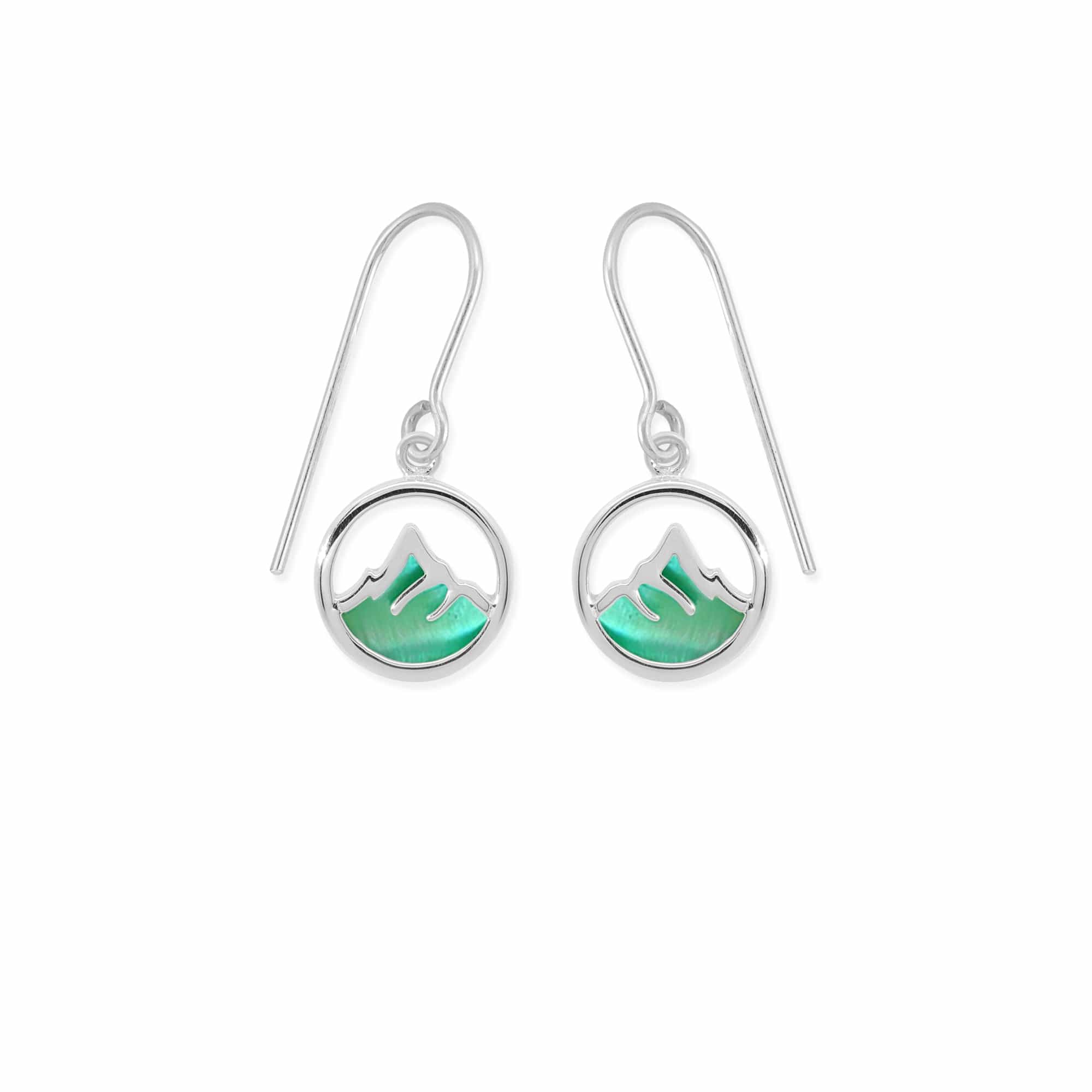 Boma Jewelry Mountain Peak Earrings with Stone