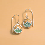 Boma Jewelry Mountain Peak Earrings with Stone