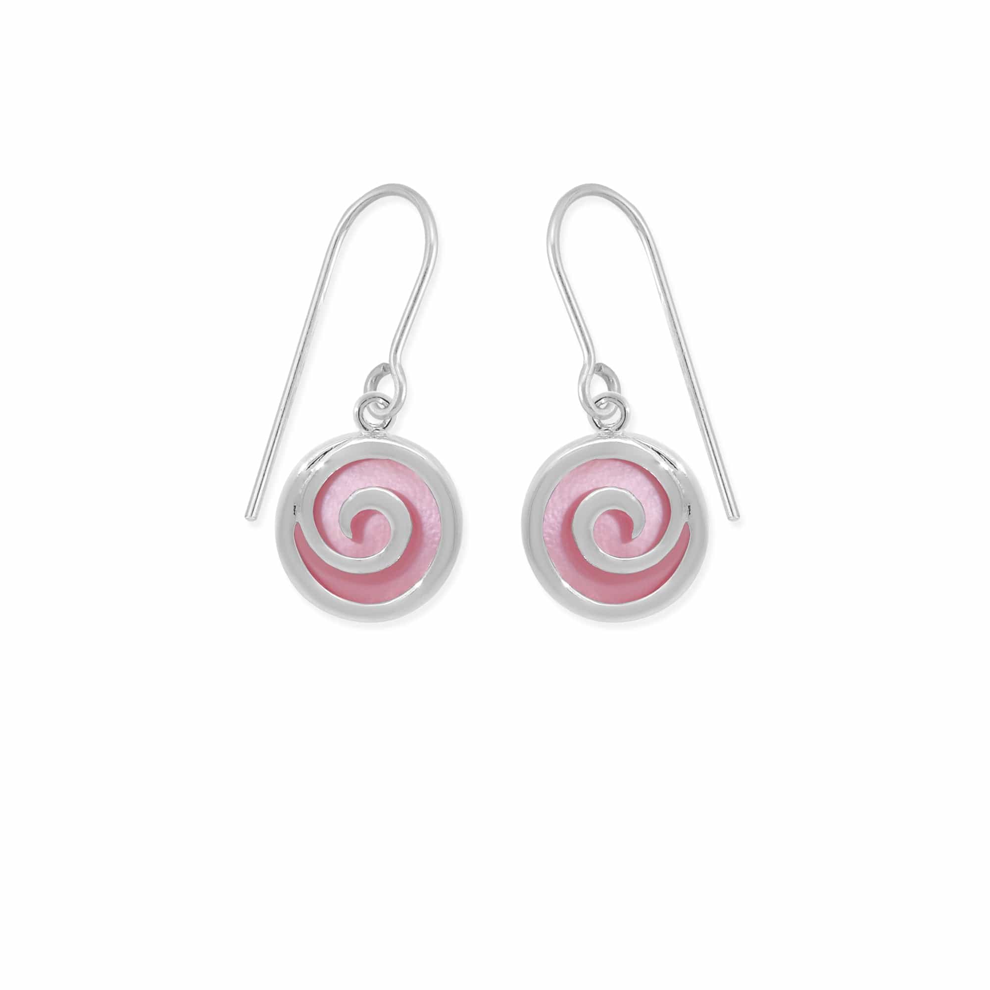 Boma Jewelry Moari Spiral Dangles With Stone