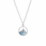 Boma Jewelry Mountain Peak Necklace with Stone