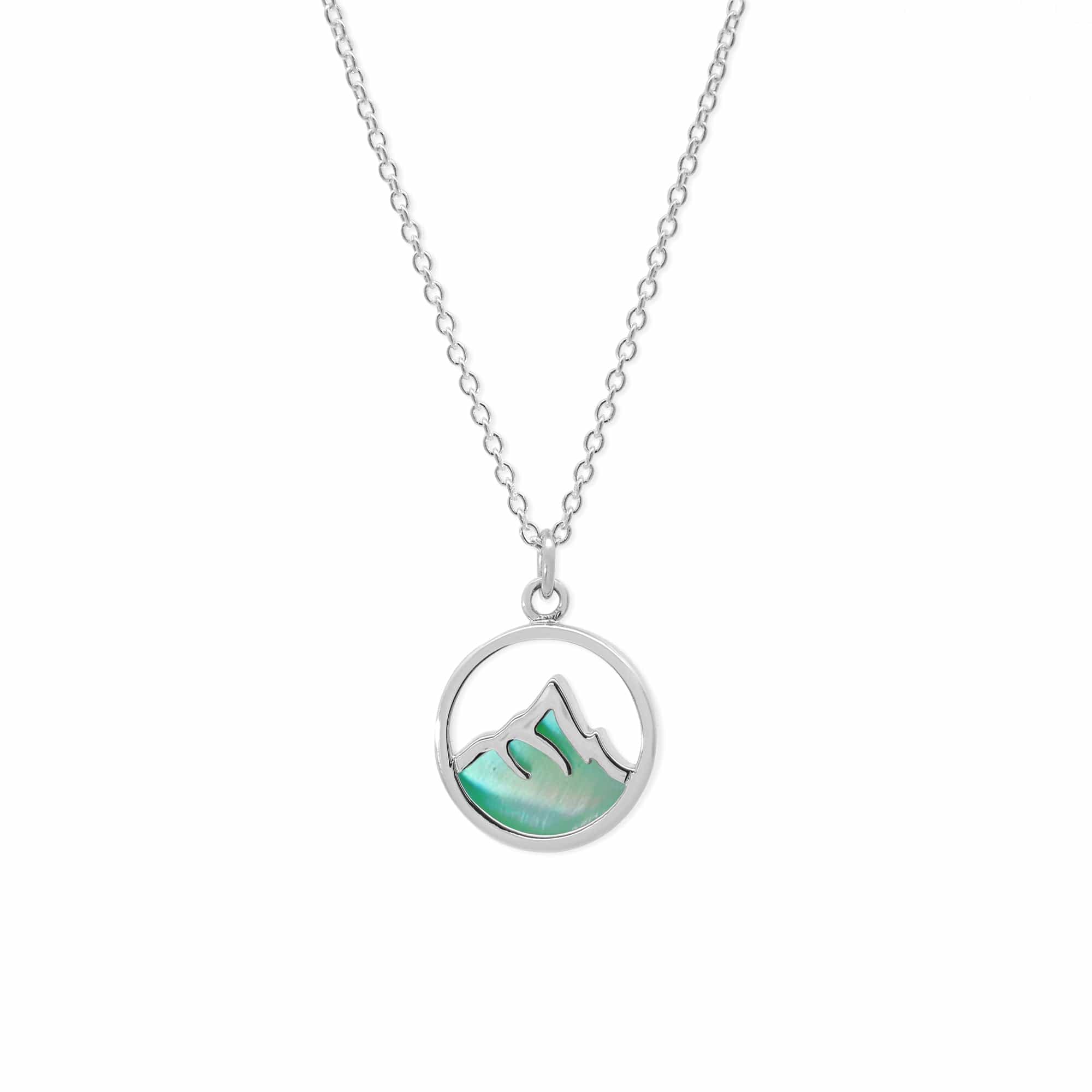 Boma Jewelry Mountain Peak Necklace with Stone