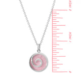 Boma Jewelry Maori Spiral Necklace with Stone