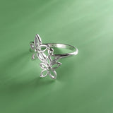 Boma Jewelry Tyla Twin Jasmine Flower Ring