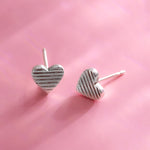 Boma Jewelry Sabrina Heart Earring Studs