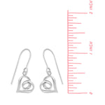 Boma Jewelry Infinite Loop Heart Dangle Earrings