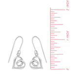 Boma Jewelry Infinite Loop Heart Dangle Earrings