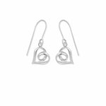 Boma Jewelry Infinite Loop Heart Dangle Earrings