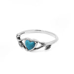 Boma Jewelry Heart Vine Ring With Stone