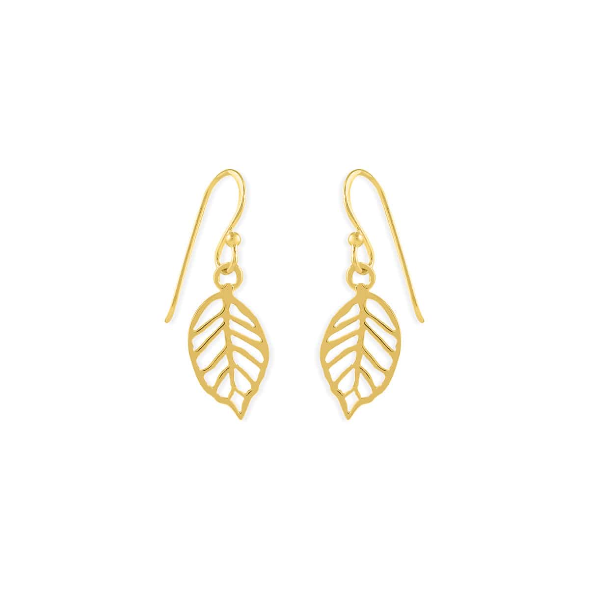 Boma Jewelry Leaf Dangle Earrings