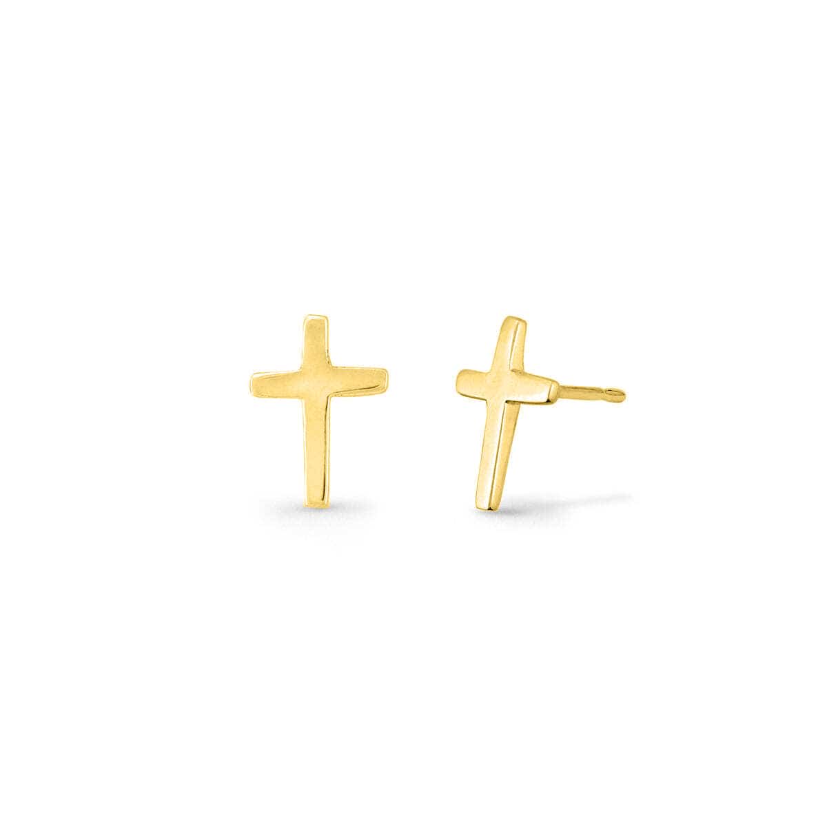 Boma Jewelry Minimal Cross Studs