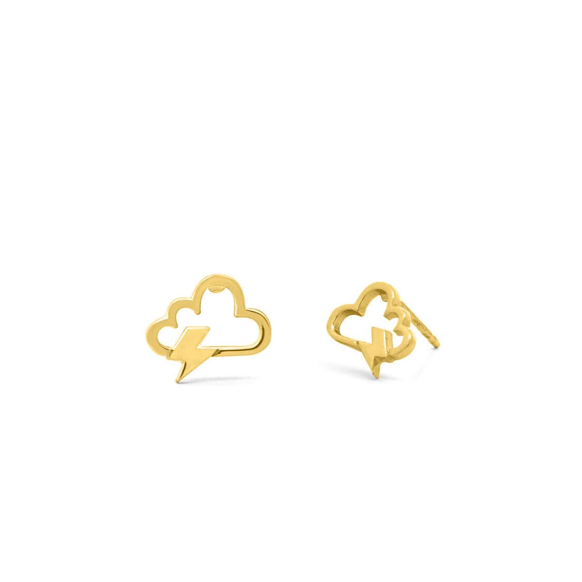 Boma Jewelry Lightning Cloud Studs