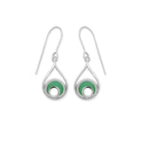 Boma Jewelry Outline Waterdrop Dangle Earrings With Stone