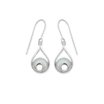 Boma Jewelry Outline Waterdrop Dangle Earrings With Stone