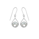 Boma Jewelry Outline Waterdrop Dangle Earrings With Stone