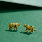 Boma Jewelry California Grizzly Bear Earring Studs