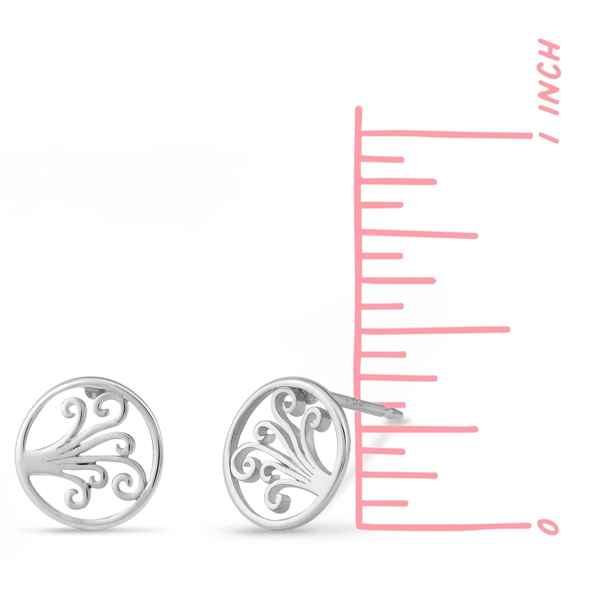 Boma Jewelry Air Wind Element Studs