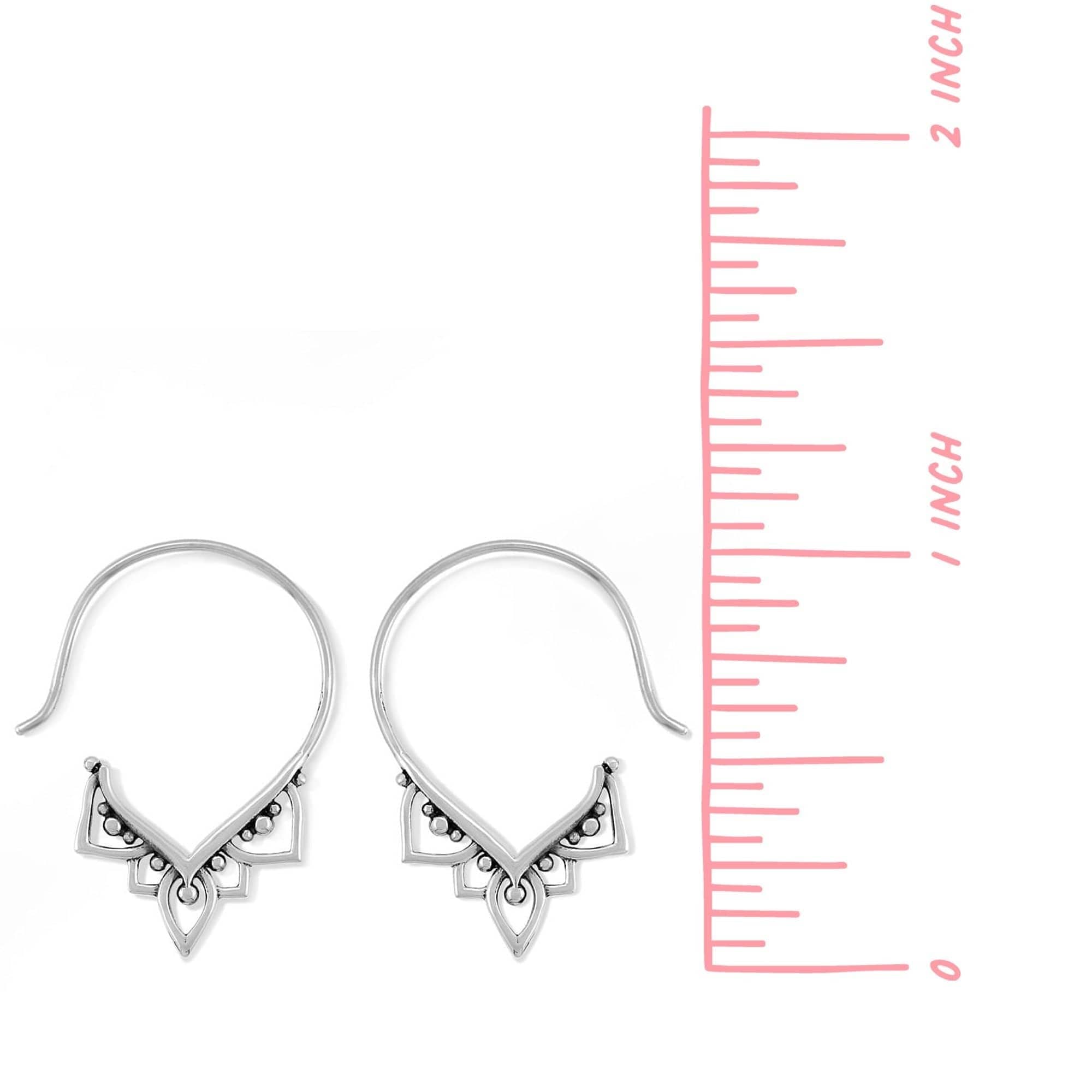 Boma Jewelry Bohemian Pull Through Hoops