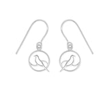 Boma Jewelry Earrings Bird Cutout with Circle Drop Earrings