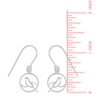 Boma Jewelry Earrings Bird Cutout with Circle Drop Earrings