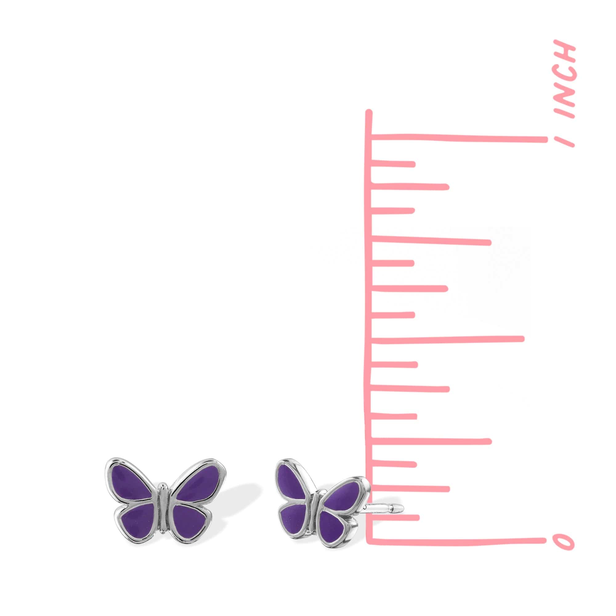 Boma Jewelry Earrings Butterfly Studs