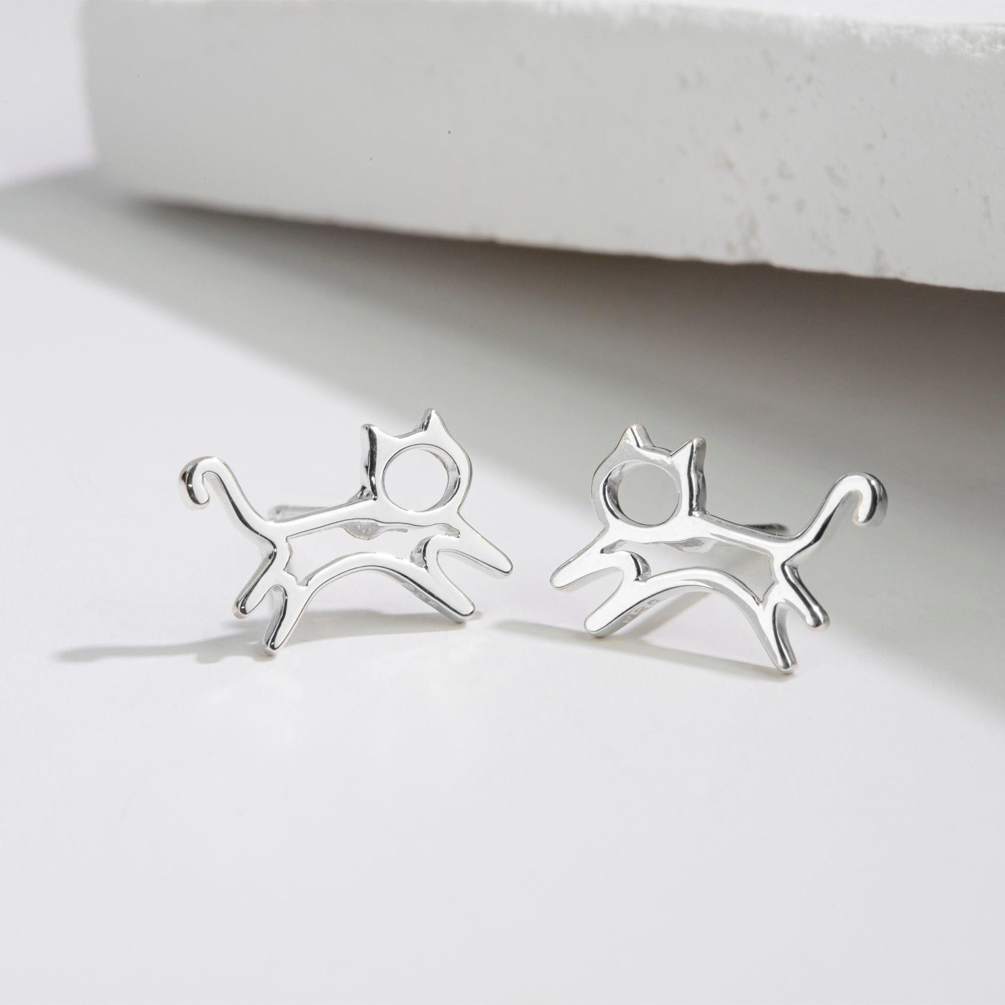 Boma Jewelry Earrings Cat Outline Stud Earrings