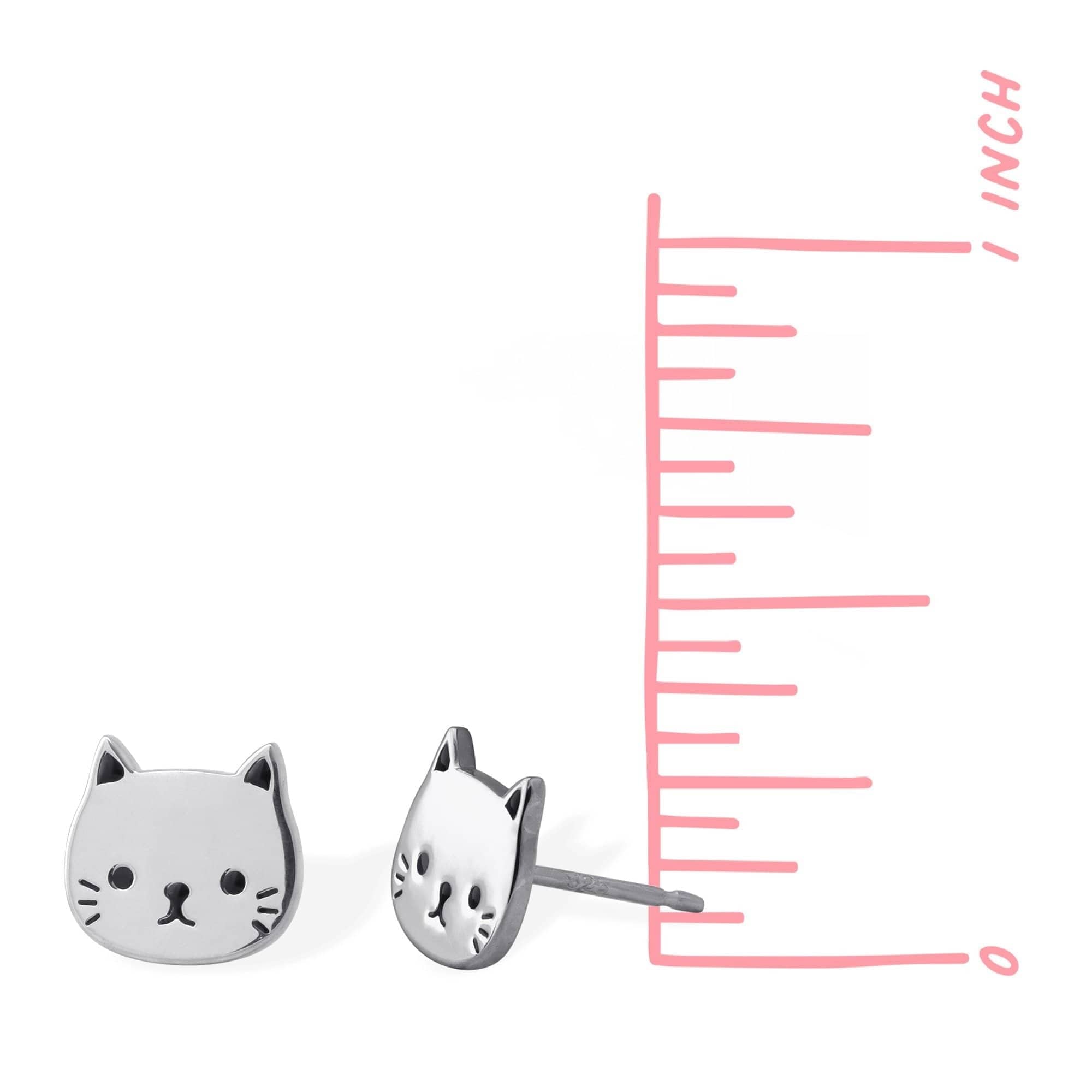 Boma Jewelry Earrings Cat Stud Earrings