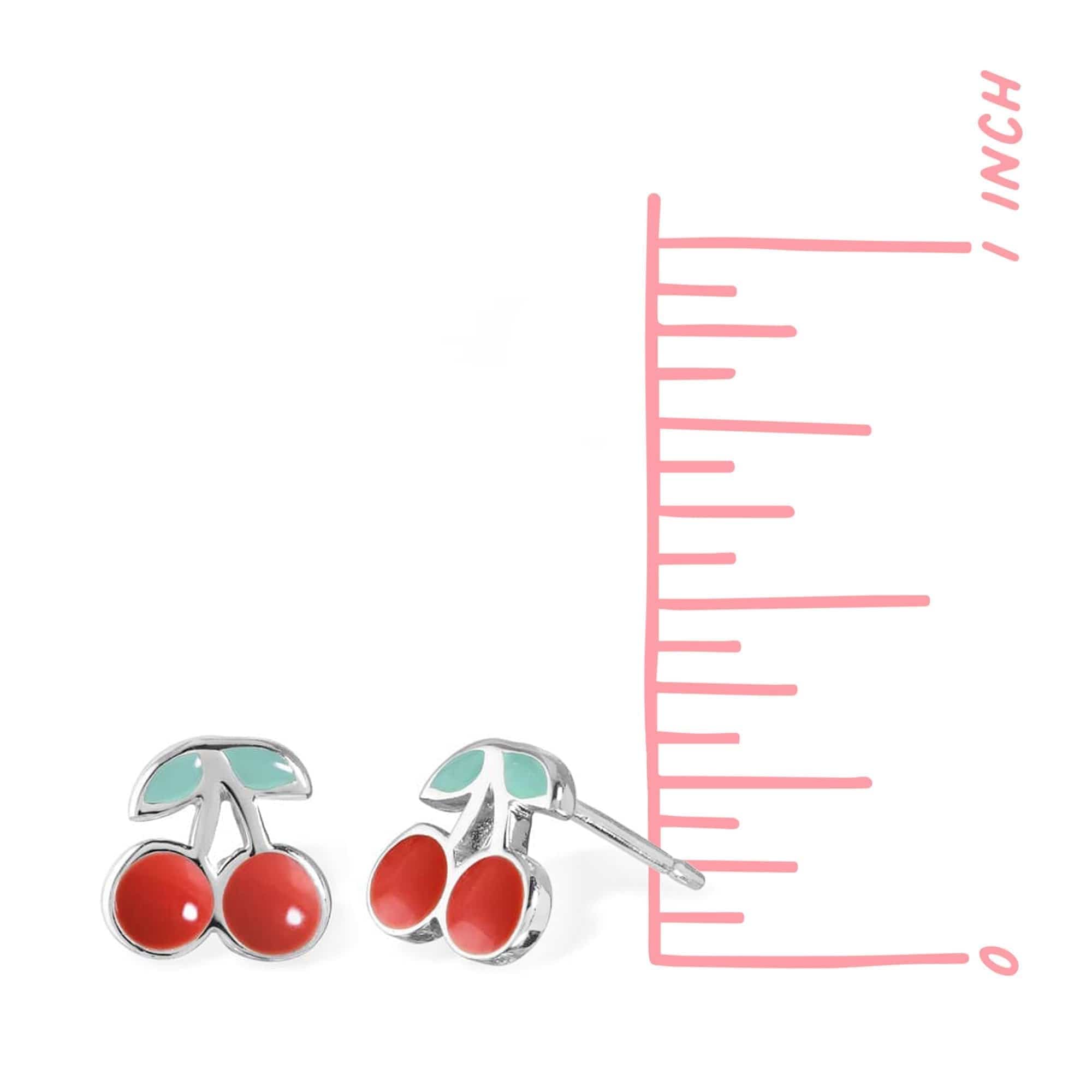 Boma Jewelry Earrings Cherry Stud Earrings