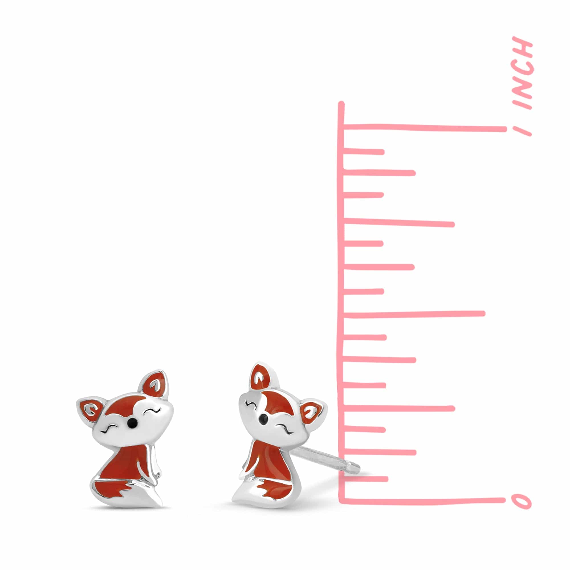 Boma Jewelry Earrings Cute Cartoon Fox Studs