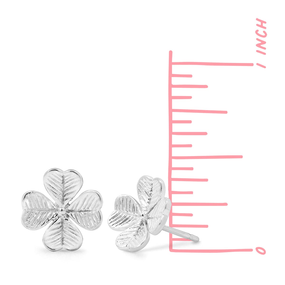 Boma Jewelry Earrings Four Leaf Clover Stud Earrings