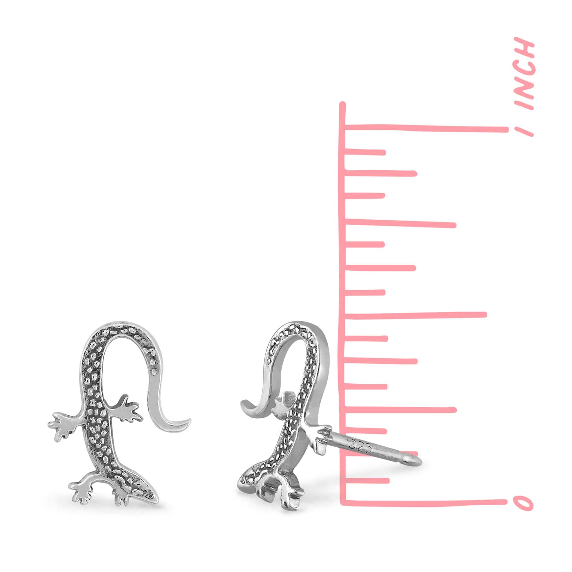 Boma Jewelry Earrings Gecko Studs