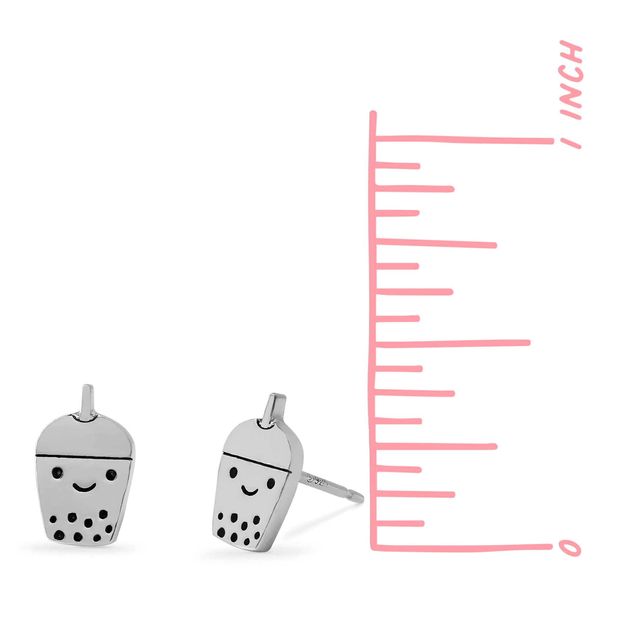 Boma Jewelry Earrings Happy Boba Tea Studs