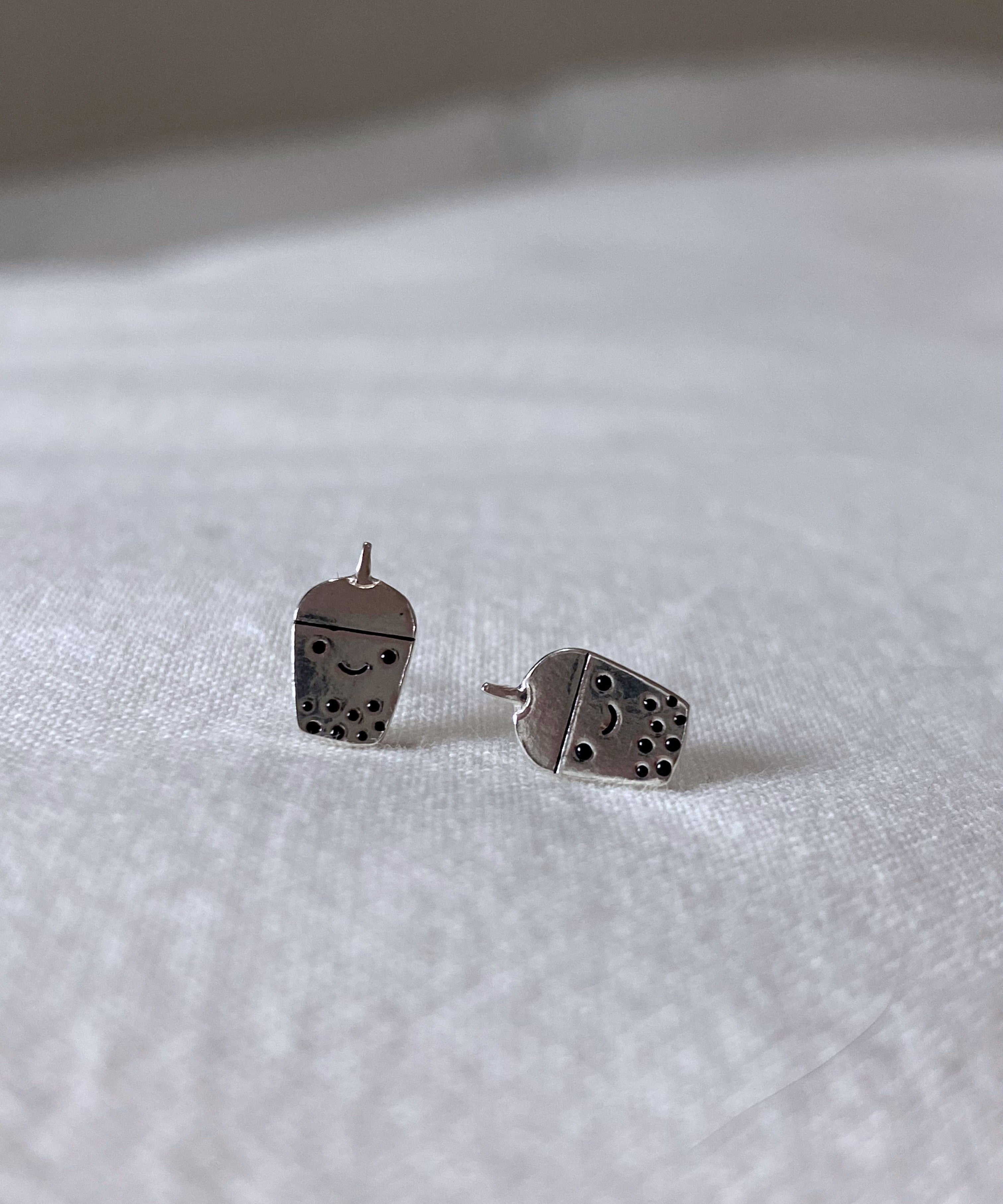 Boma Jewelry Earrings Happy Boba Tea Studs