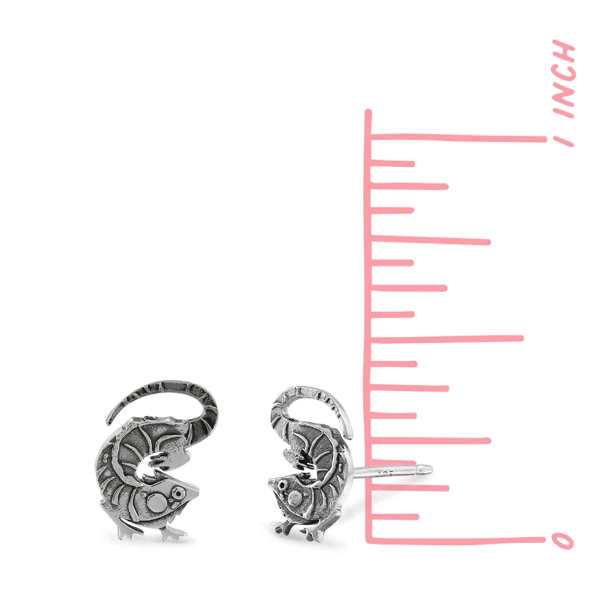 Boma Jewelry Earrings Iguana Studs