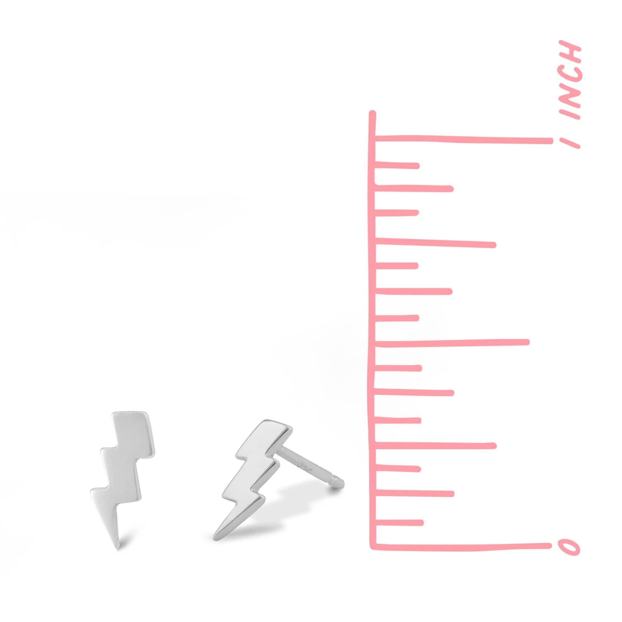 Boma Jewelry Earrings Lightning Bolt Stud Earrings