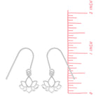 Boma Jewelry Earrings Lotus Flower Dangle Earrings