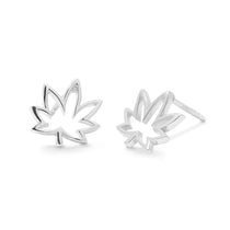 Boma Jewelry Earrings Open Maple Leaf Stud Earrings