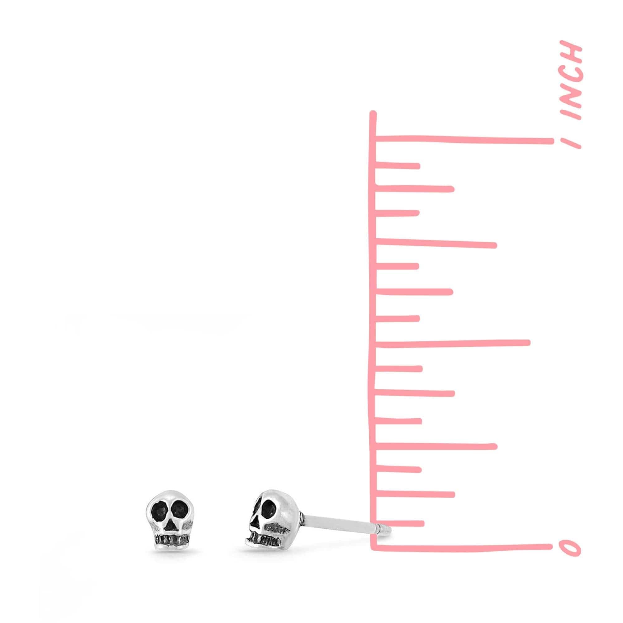 Boma Jewelry Earrings Skeleton Skull Stud Earrings