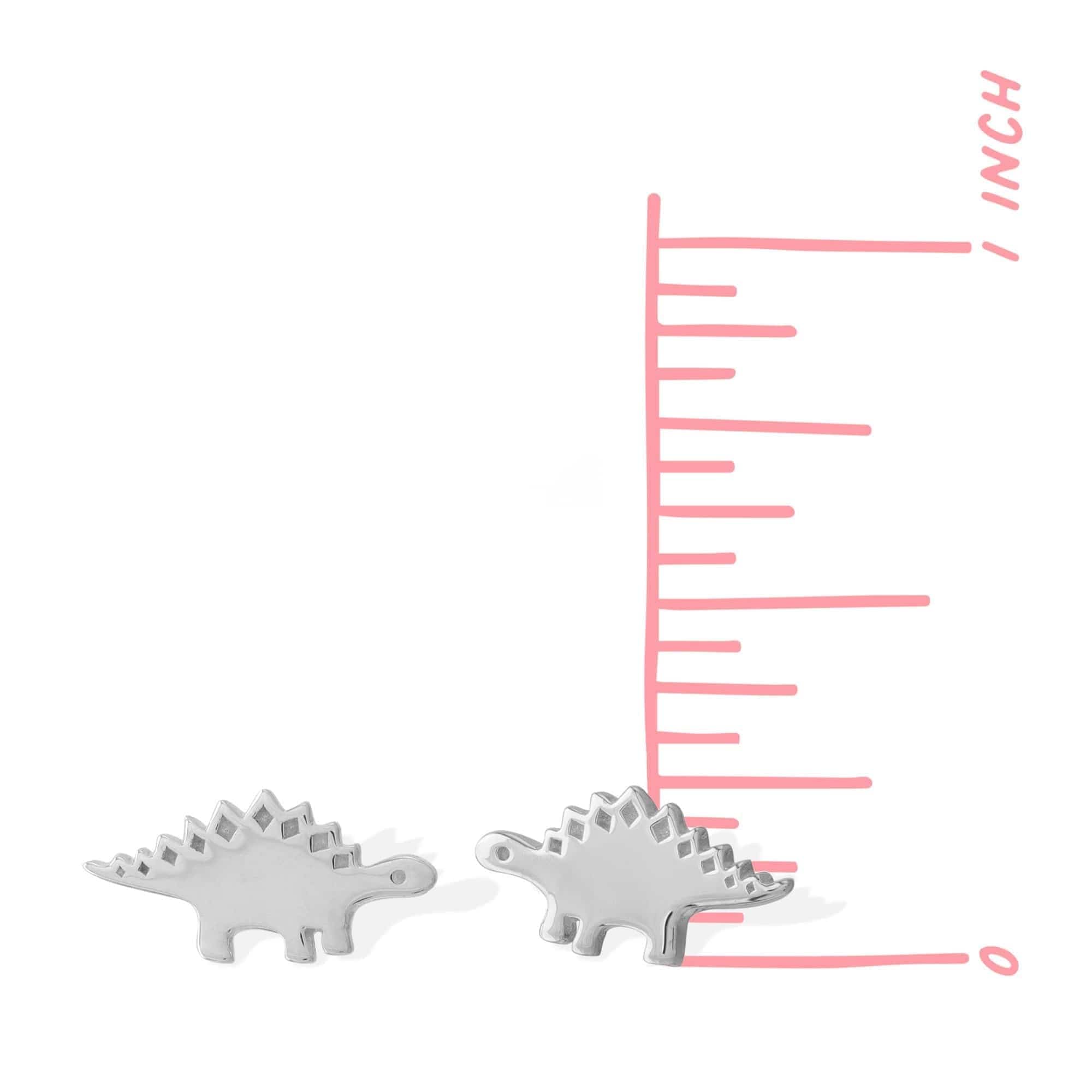 Boma Jewelry Earrings Stegosaurus Dinosaur