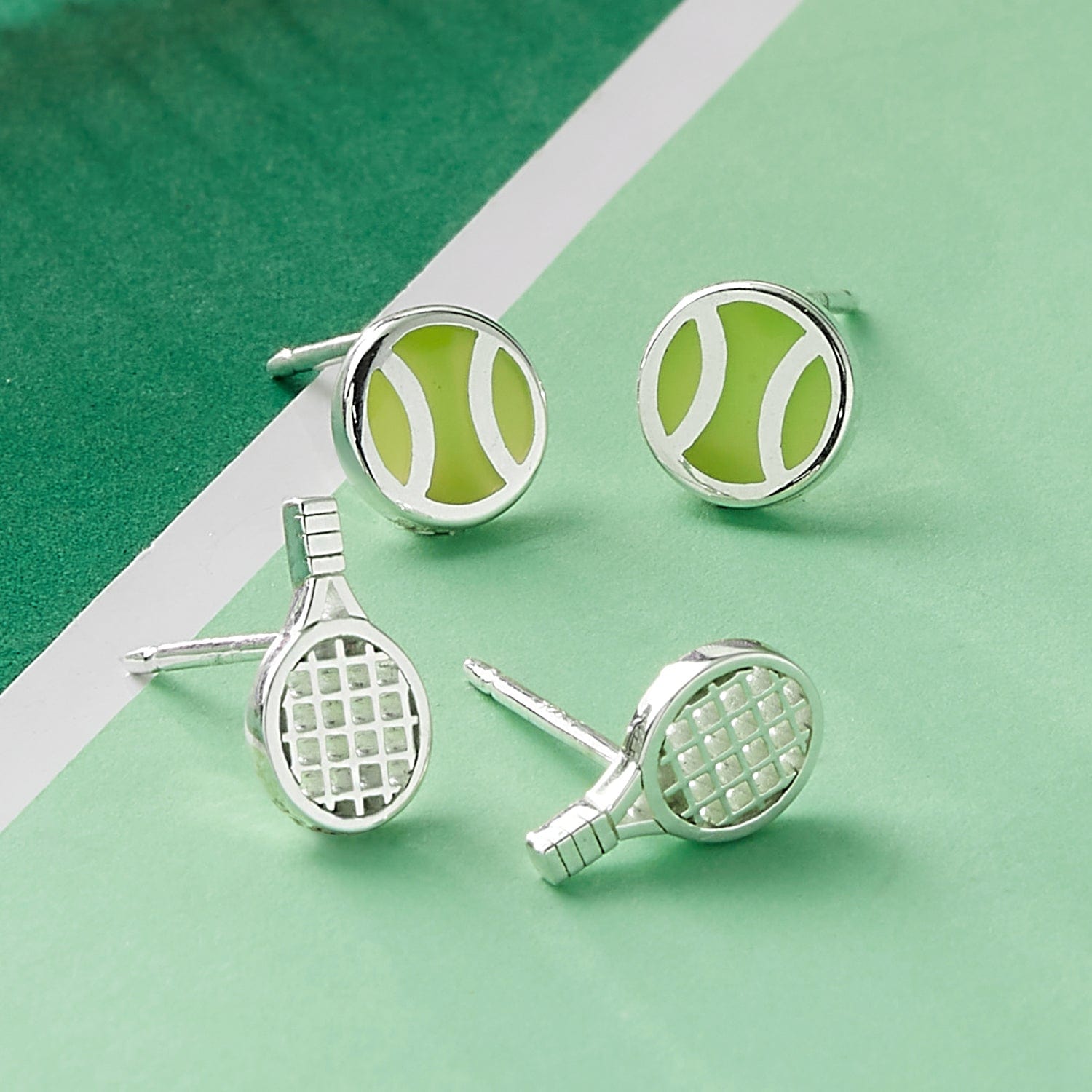 Boma Jewelry Earrings Tennis Racquet Studs