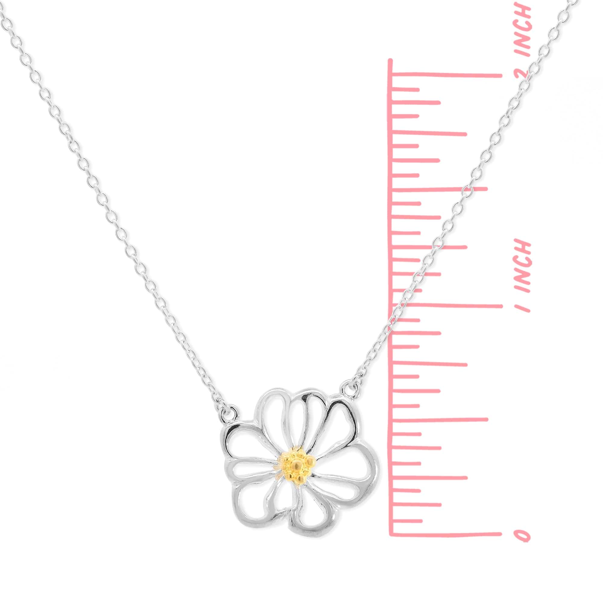 Boma Jewelry Necklaces Daisy Flower Necklace with 14K Gold