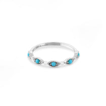 Boma Jewelry Rings Turquoise / 7 Daniela Ring with Stone